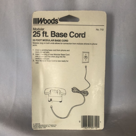 Woods Modular 25 ft. Base Cord - Picture 3 of 3